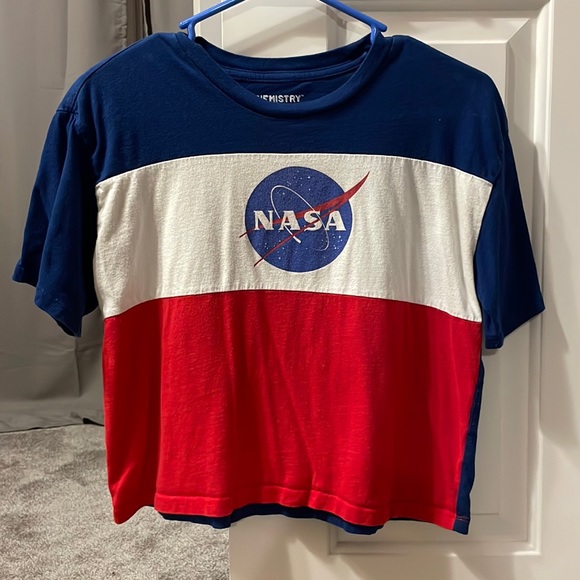 Chemistry Tops - Chemistry NASA Cropped Tee